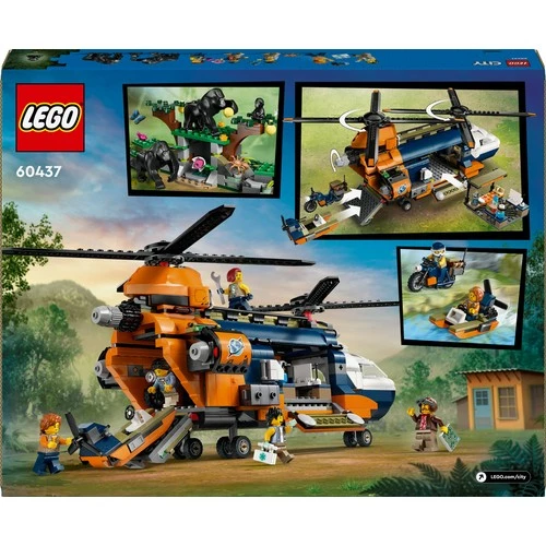 LEGO City 60437 Orman Kaşifinin Helikopteri Kamp Yerinde (881 Parça) - 4
