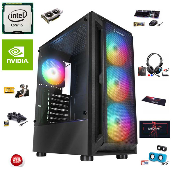 GameStorm İ5 3470 16GB Ram 256GB SSD 4GB GTX1050Ti Oyuncu Bilgisayarı