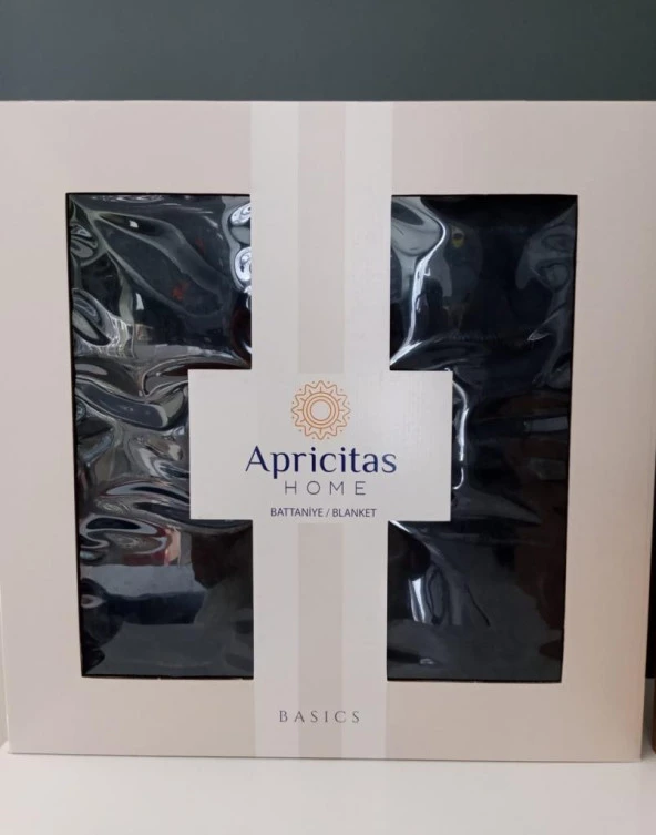 Apricitas Home Basics Battaniye 200*220 425 GSM Blanket Antrasit