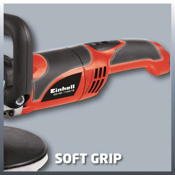 Einhell CC PO 1100/1 E Polisaj Makinası 1100 Watt 180 mm - Resim 7