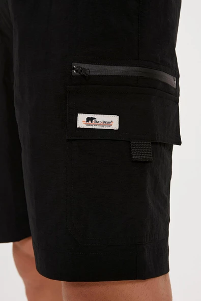 Bad Bear Richard Siyah Erkek Kargo Şort - 3