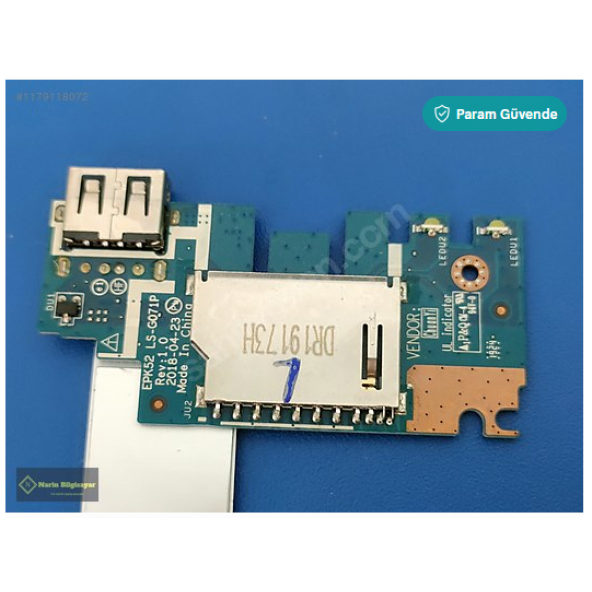 HP 250 G7 255 G7 15-DB 15-DA USB SOKET SD SOKET - 2