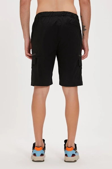 Bad Bear Richard Siyah Erkek Kargo Şort - 6