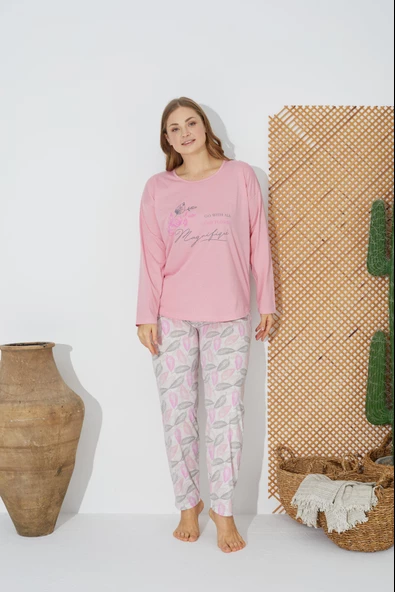Estiva 24077 Kadın Uzun Kollu Pijama Takımı - 3