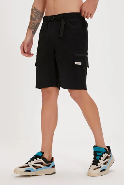 Bad Bear Richard Siyah Erkek Kargo Şort - 2