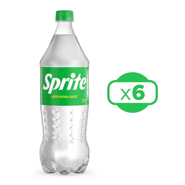 Sprite Gazoz 1 lt x 6 Adet ürün görseli 1