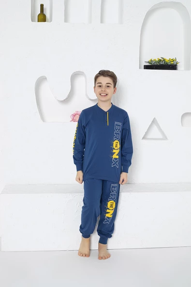 Estiva 24465 Erkek Çocuk Uzun Kollu Pijama Takımı