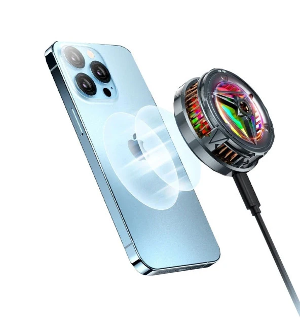 Hadron HDX4371 Radyatörlü Magsafe Rgb Ledli Telefon Soğutucu Fan - 3