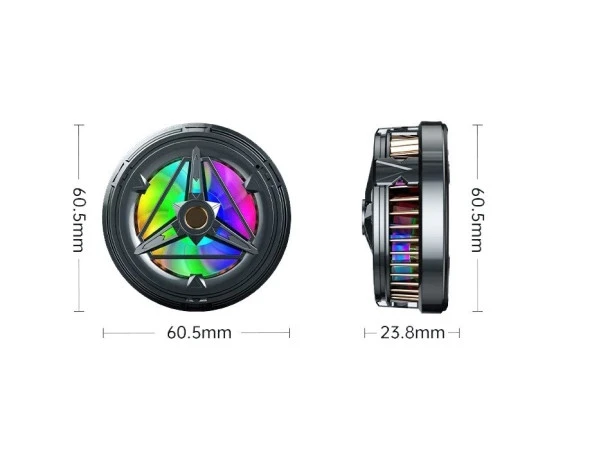 Hadron HDX4371 Radyatörlü Magsafe Rgb Ledli Telefon Soğutucu Fan - 6