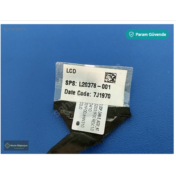 HP 250-G7 15-Da 15-Db Lcd Data FLEX EKRAN KABLO - 2
