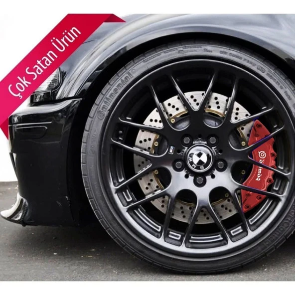 Alfa Romeo 8c Uyumlu Brembo Kırmızı Kaliper Kapağı 4 Parça Ön Arka Set