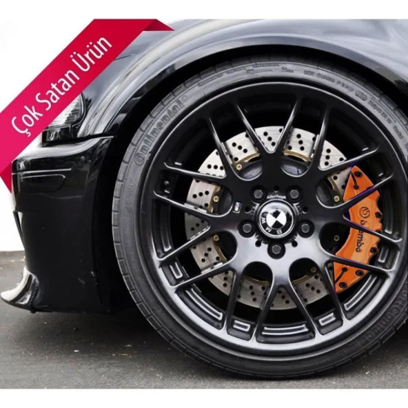 Alfa Romeo 8c Uyumlu Brembo Turuncu Kaliper Kapağı 4 Parça Ön Arka Set