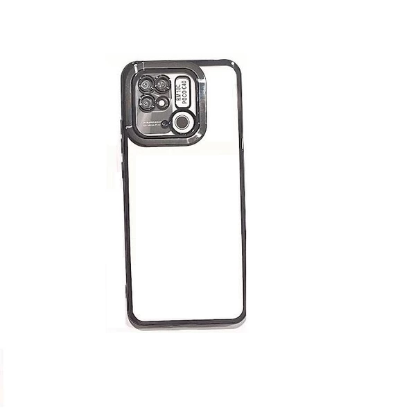 Redmi 10C / Poco C40 Kenarları Renkli Silikon Kılıf