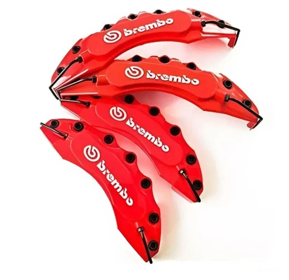 Daewoo Damas Uyumlu Brembo Kırmızı Kaliper Kapağı 4 Parça Ön Arka Set - Resim 2