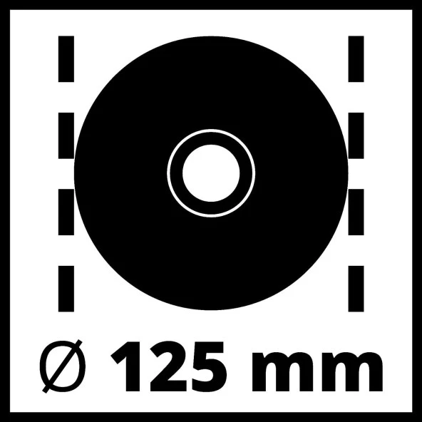 Einhell TE AG 125/1010 CE QDevir Ayarlı Avuç Taşlama - Resim 5