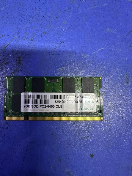 2GB DDR2 PC2-6400 800MHz 200Pin NOTEBOOK RAM BELLEK