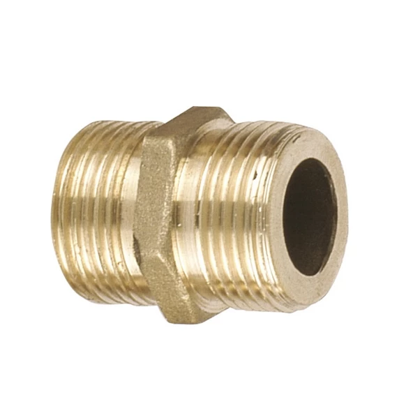 Hortum Eki, Sarı Düz 3/8 x 3/8 Nipel, Rekor 1 Adet - Resim 2