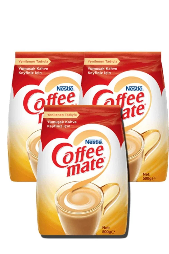 Nestle Coffee Mate Kahve Kreması 500gr 3'lü Set