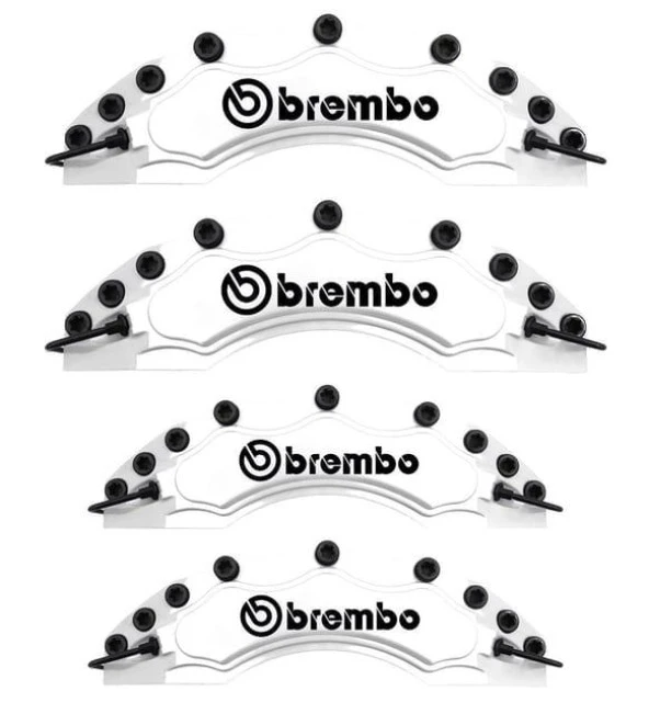 Kia Rio Uyumlu Brembo Beyaz Kaliper Kapağı 4 Parça Ön Arka Set - Resim 2
