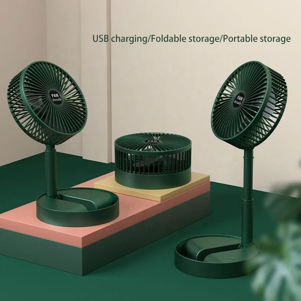 Torima F-06 Taşınabilir Şarjlı Fan 3 Kademeli Vantilatör Klima Soğutucu Fan Beyaz - 3