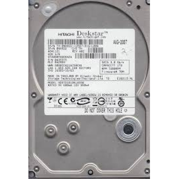 HITACHI Deskstar 0A34915 HDS721010KLA330 7K1000 1 TB SATA 3.5-Inch Hard Drive 2.EL ÜRÜN