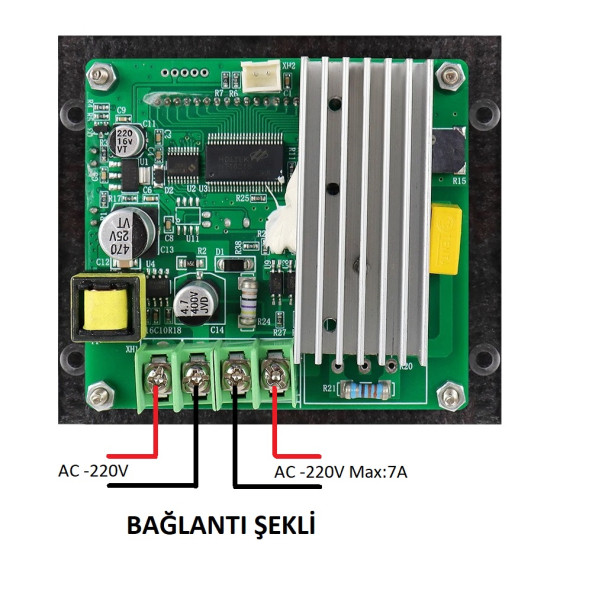 YATE10 W2142A-220V/7A PID Kontrollü Termostat - 4