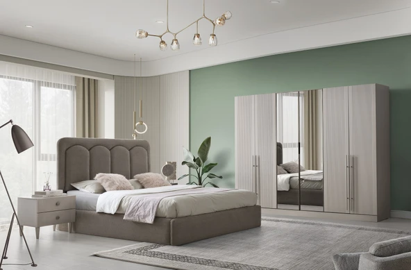 KEPEZ MDF BAZALI YATAK ODASI ürün görseli 1