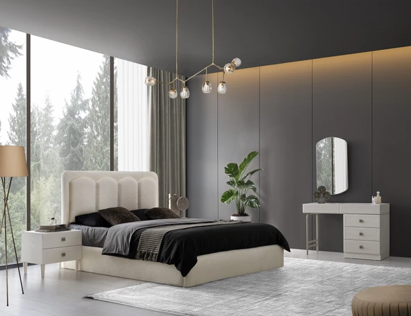 LİKYA MDF BAZALI YATAK ODASI - Resim 2