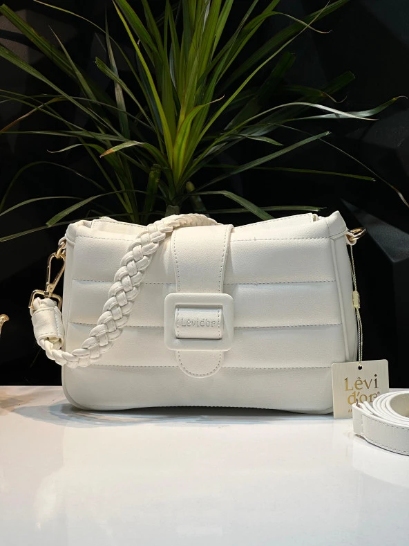 LEVDR.930059.BYZ Levidor Özel Renk Kombin El Ve Kol Çantası Olarak Tasarlanmış Suni Deri Bayan Omuz Ve Kol Çantası ürün görseli