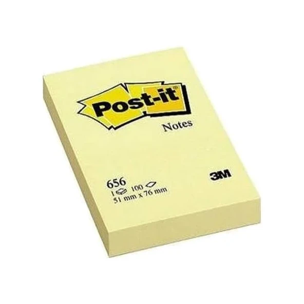 Post-it 656 51x76mm Yapışkanlı Not Kağıdı 656 ürün görseli