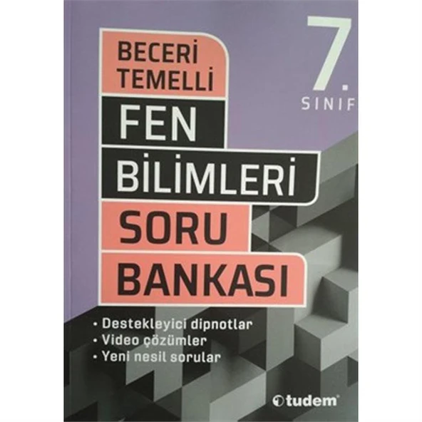 Tudem 7.Sınıf Fen Bilimleri Beceri Temelli Soru Bankası