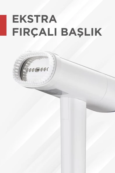 Torima KG3112 Beyaz Buharlı Kırışık Giderici 1200W Taşınabilir Seyahat Boy Dikey Ütü - 2