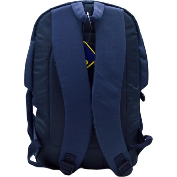 Fenerbahçe Lisanslı Çubuklu Forma Desenli Okul Sırt Çantası 3 Bölmeli - 3