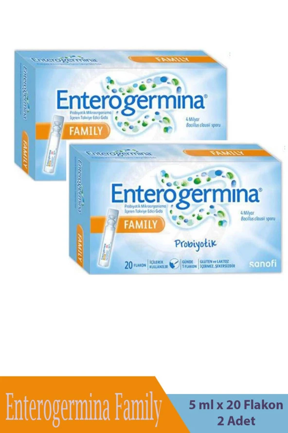 Enterogermina Family 5 ml x 20 Flakon 2 Adet