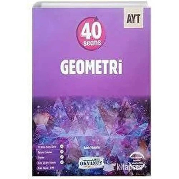 Okyanus Yayınları AYT Geometri 40 Seans