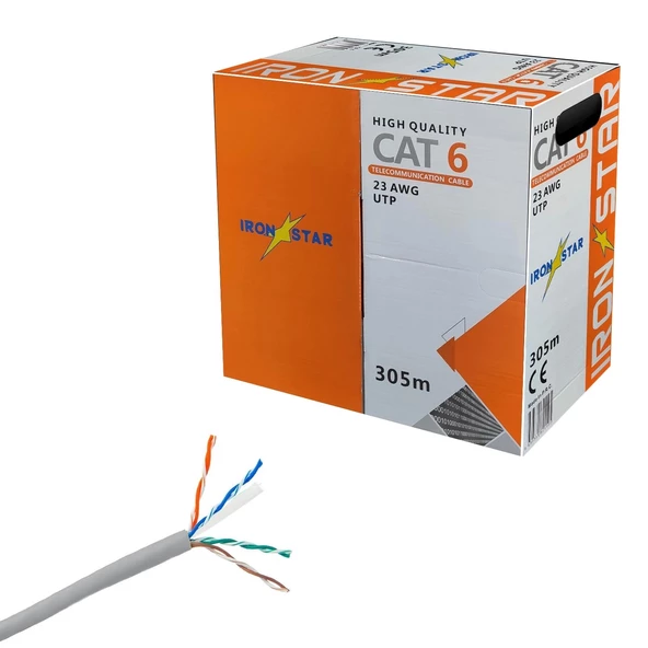 Ironstar Cat6 Kablo 23awg 305 Metre