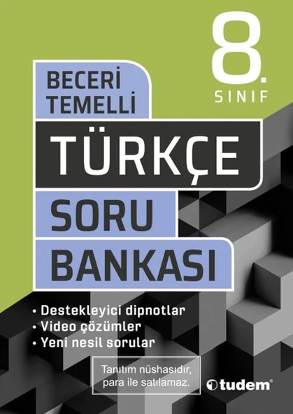 Tudem 8.Sınıf Türkçe Beceri Temelli Soru Bankası