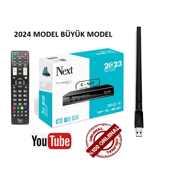 NEXT 2023 FULL HD UYDU ALICISI + 7601 WİFİ APARATI