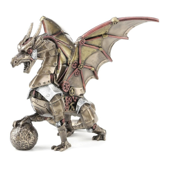WISE Veronese Serisi-Wise Karışık-STEAMPUNK EJDERHA-19,5x18x16,5 CM-JWU76858A4 ürün görseli