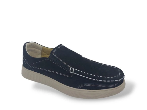 Zerhan 2003 Erkek Siyah Nubuk Deri Ayakkabı - Resim 4