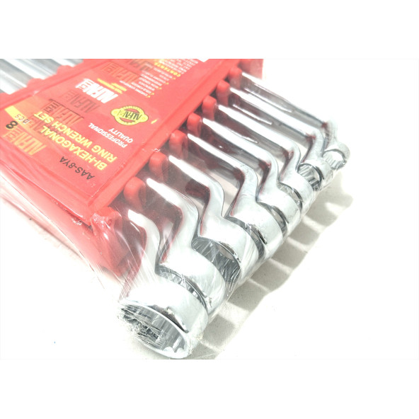 Alfa Tech Kombine Anahtar Takımı Seti Yıldız İki Ağızlı 8 Parça - 3