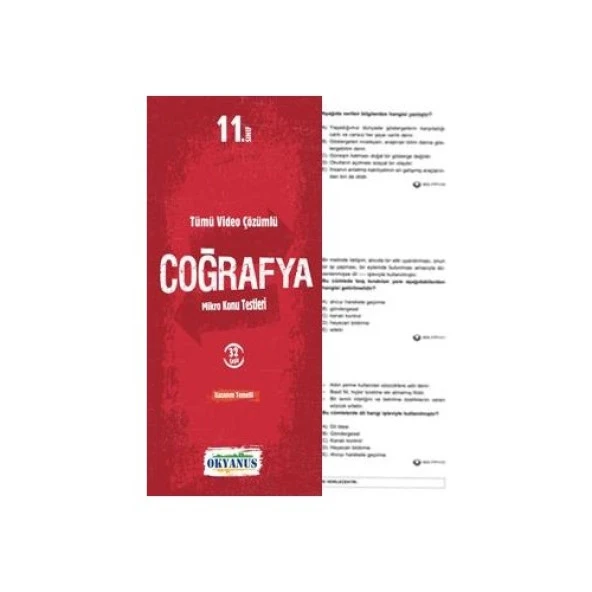 Okyanus Yayınları 11. Sınıf Coğrafya Yaprak Test