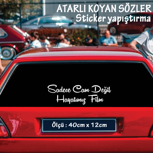 hayatımız film atarlı ukala türkçe şarkı anlamlı sözler - cam yazıları sticker etiket yapıştırma