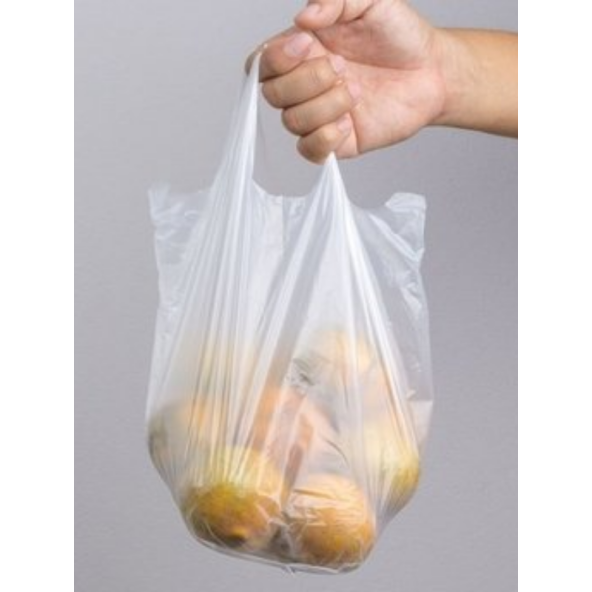 Beyaz Poşet 300 Adetli 1. Kalite Küçük Boy Orijinal Hışır Atlet Poşet Market Manav Poşeti Çöp Poşeti - 4