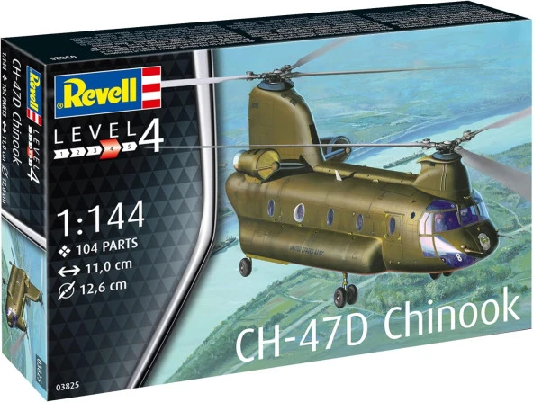 Ch-47D Chinook Model Kit Helikopter
