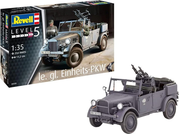 le. gl. Einheits-PKW 4 Model Kit Askeri Araç