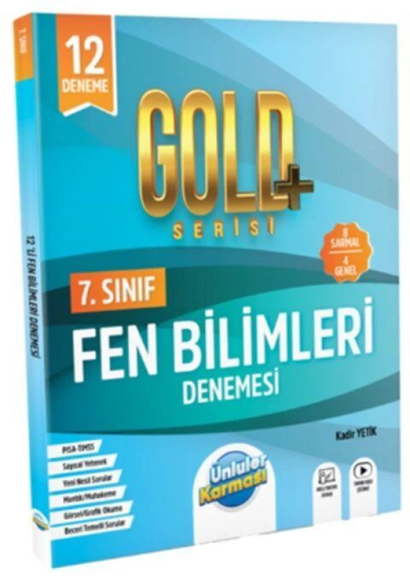 7. Sınıf Fen Bilimleri 12 Deneme Ünlüler Karması