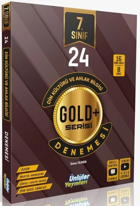 7. Sınıf Din Kültürü ve Ahlak Bilgisi 24 Deneme Ünlüler Karması