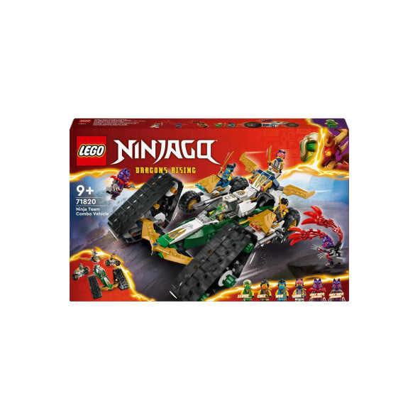 LEGO NINJAGO Ninja Ekibi Kombo Araç 71820  Yapım Seti (576 Parça)