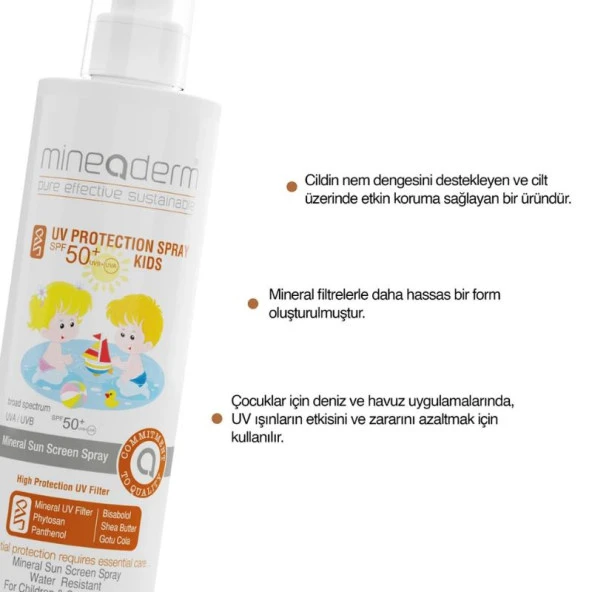Mineaderm UV Protection&Hydration Spray SPF50+ 200 ml